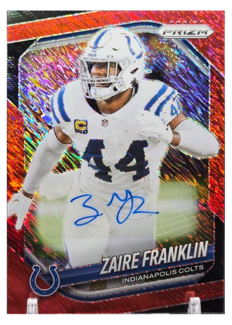 2025 Panini Prizm Base Set Zaire Franklin #91 card