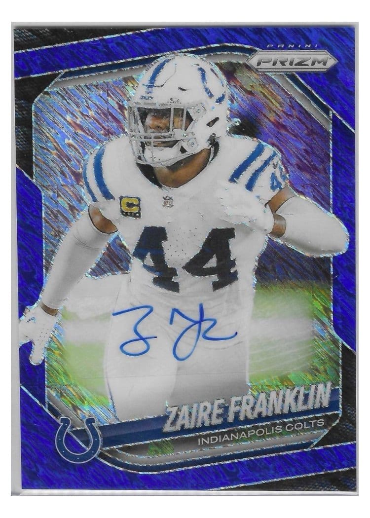 2025 Panini Prizm Base Set Zaire Franklin #91 card