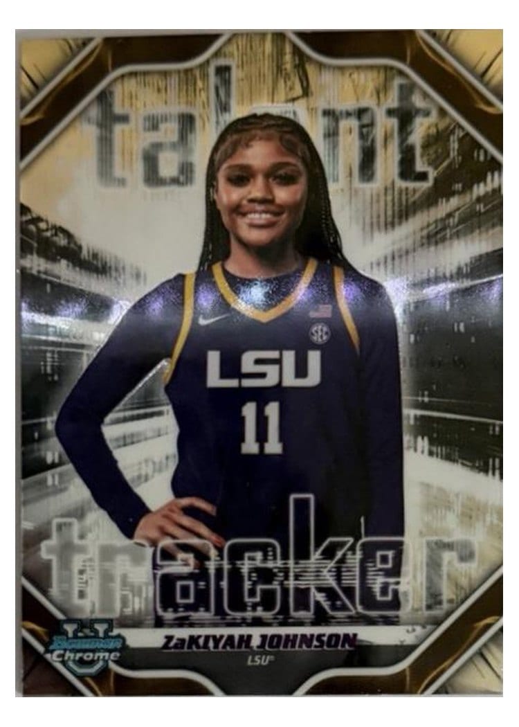 2025-26 Bowman Talent Tracker ZaKiyah Johnson #TT-17 card