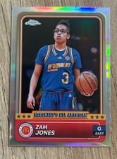 2024 Topps Chrome McDonald's All-American Base Set Zam Jones #5 card