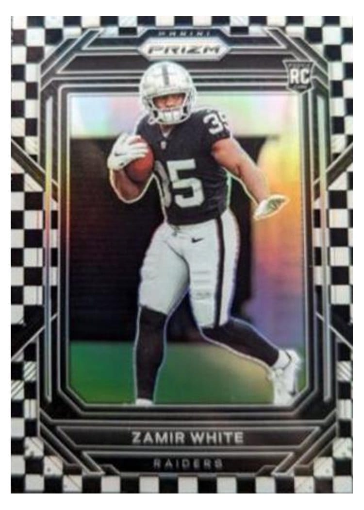 2022 Panini Prizm Base Set Zamir White #323 card