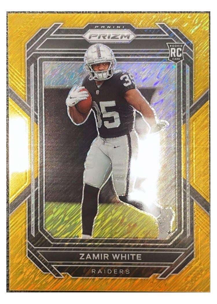 2022 Panini Prizm Base Set Zamir White #323 card