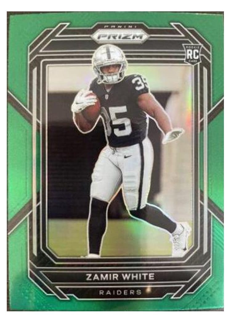2022 Panini Prizm Base Set Zamir White #323 card