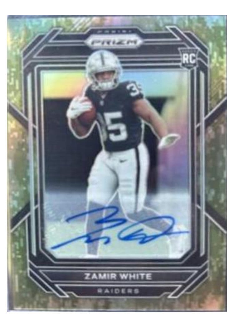 2022 Panini Prizm Base Set Zamir White #323 card