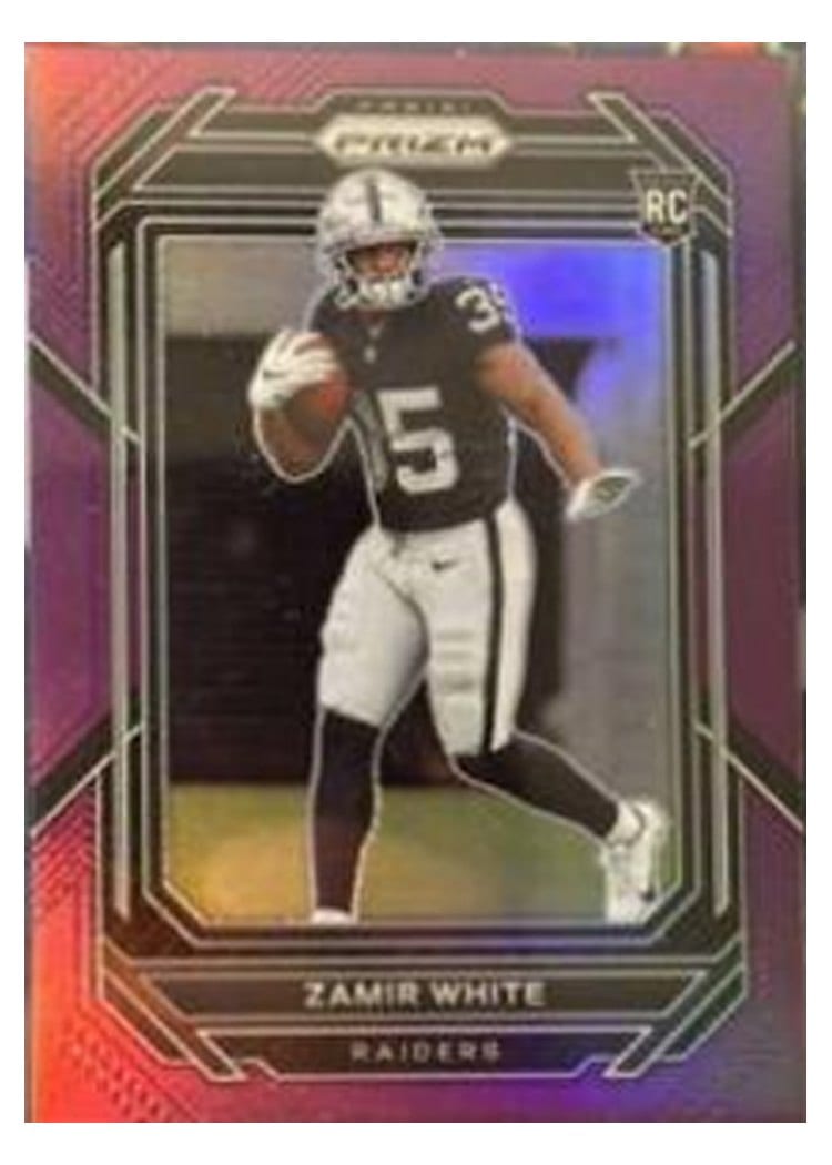 2022 Panini Prizm Base Set Zamir White #323 card
