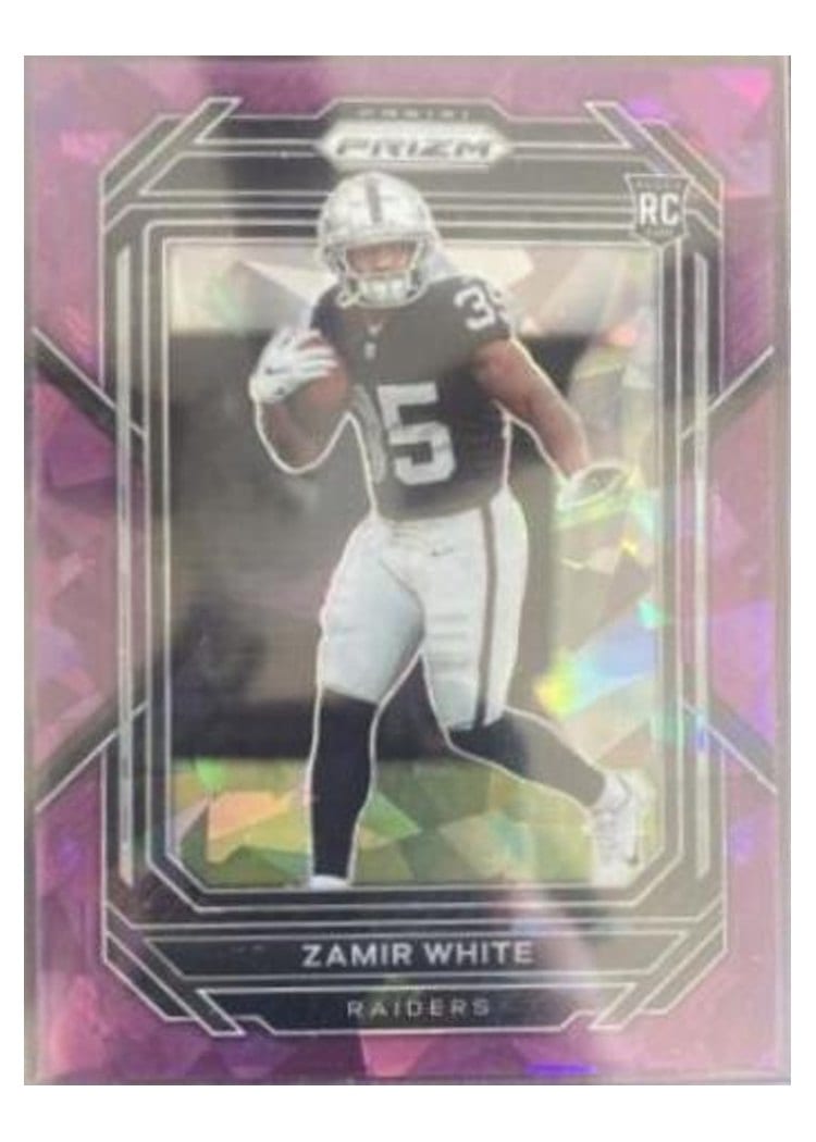 2022 Panini Prizm Base Set Zamir White #323 card