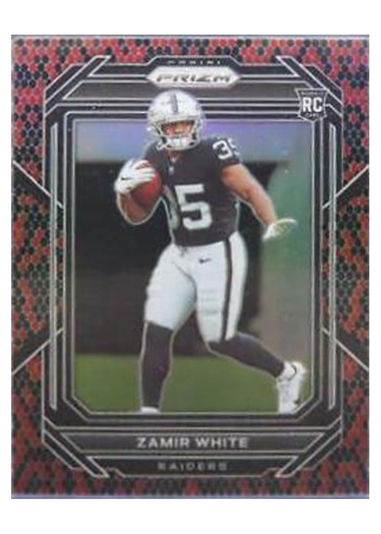 2022 Panini Prizm Base Set Zamir White #323 card