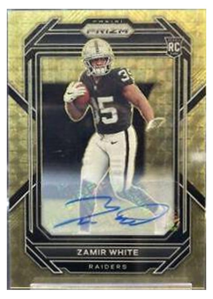 2022 Panini Prizm Base Set Zamir White #323 card