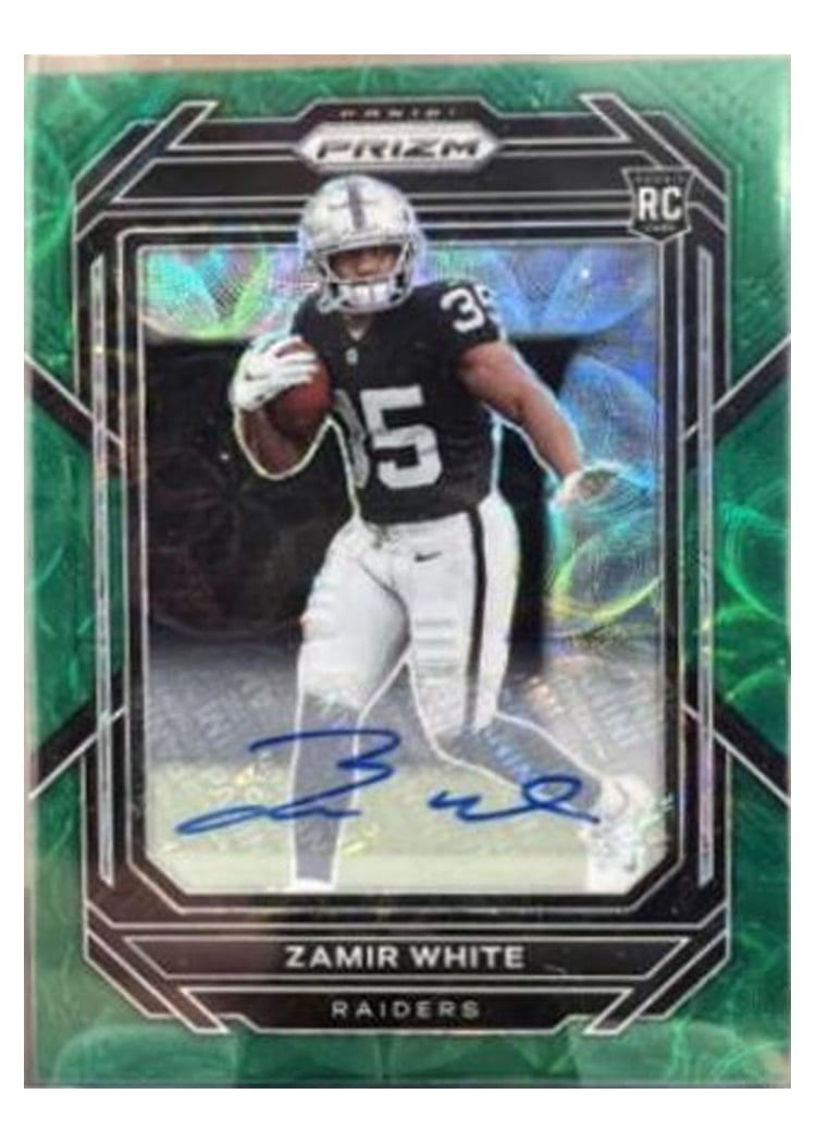 2022 Panini Prizm Base Set Zamir White #323 card