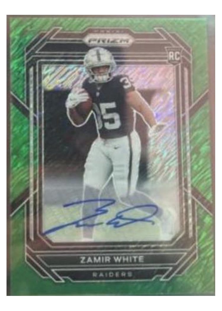 2022 Panini Prizm Base Set Zamir White #323 card