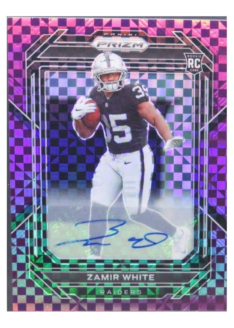 2022 Panini Prizm Base Set Zamir White #323 card