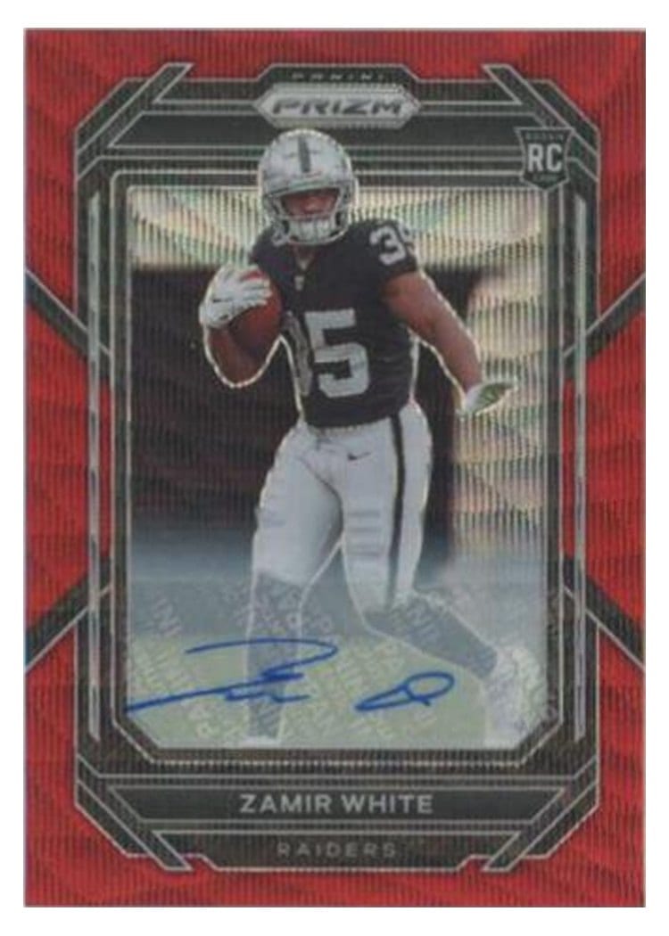 2022 Panini Prizm Base Set Zamir White #323 card