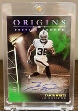 2024 Panini Origins Proving Ground Signatures Zamir White #PGS-ZWH card