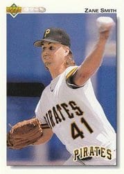 1992 Upper Deck Base Set Zane Smith #486 card
