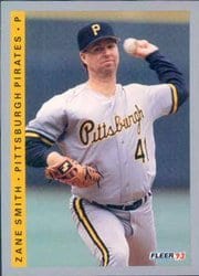 1993 Fleer Base Set Zane Smith #120 card