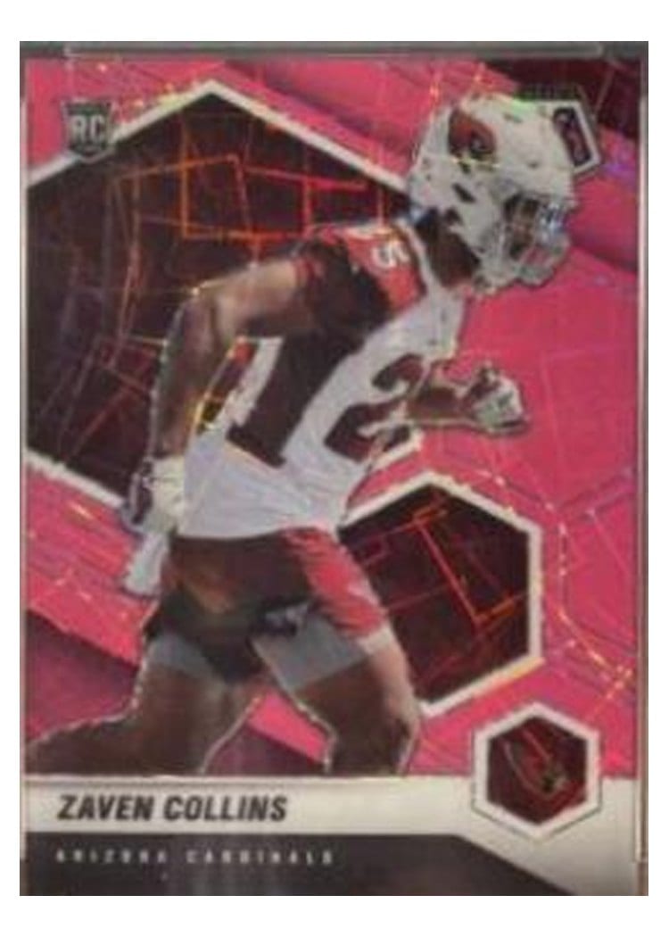 2021 Panini Mosaic Base Set Zaven Collins Pink Fluorescent #363 card