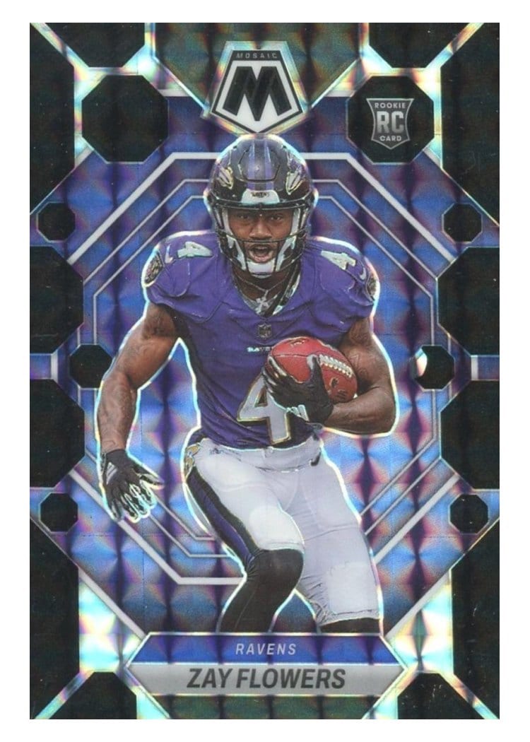 2023 Panini Mosaic Base Set Zay Flowers #380 card