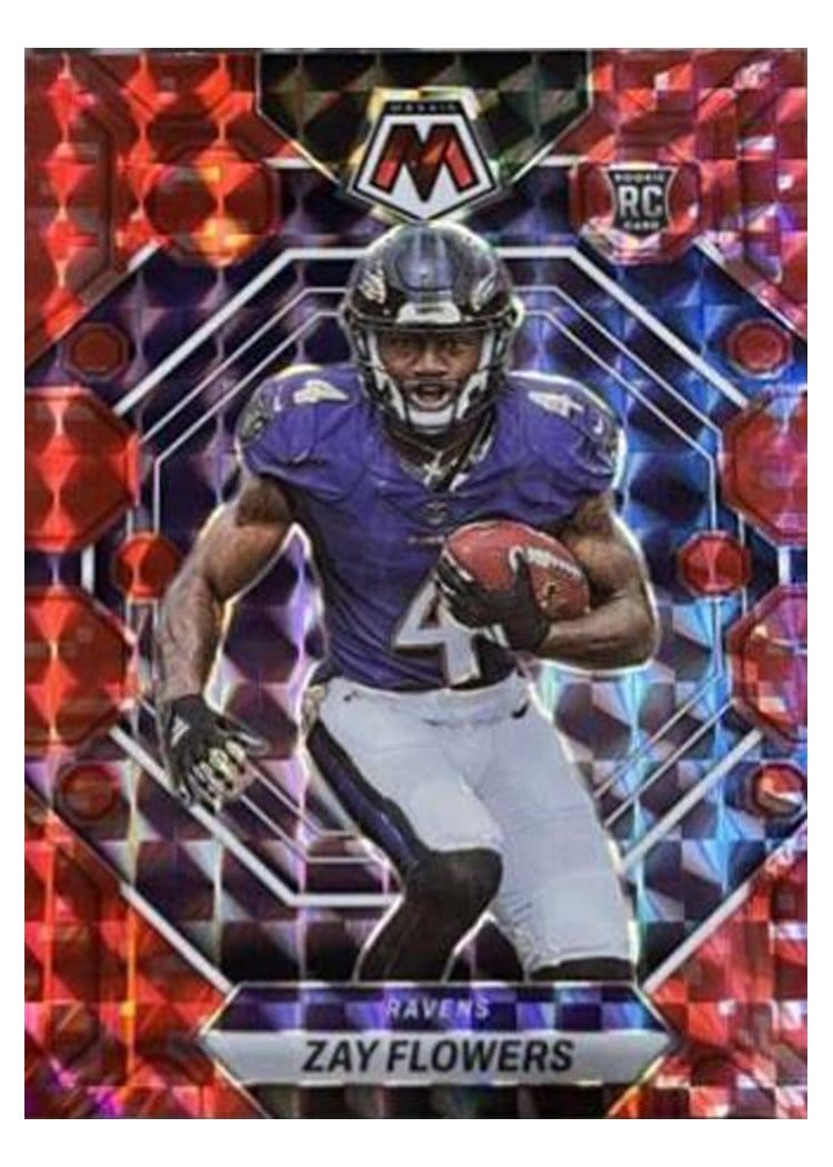 2023 Panini Mosaic Base Set Zay Flowers #380 card