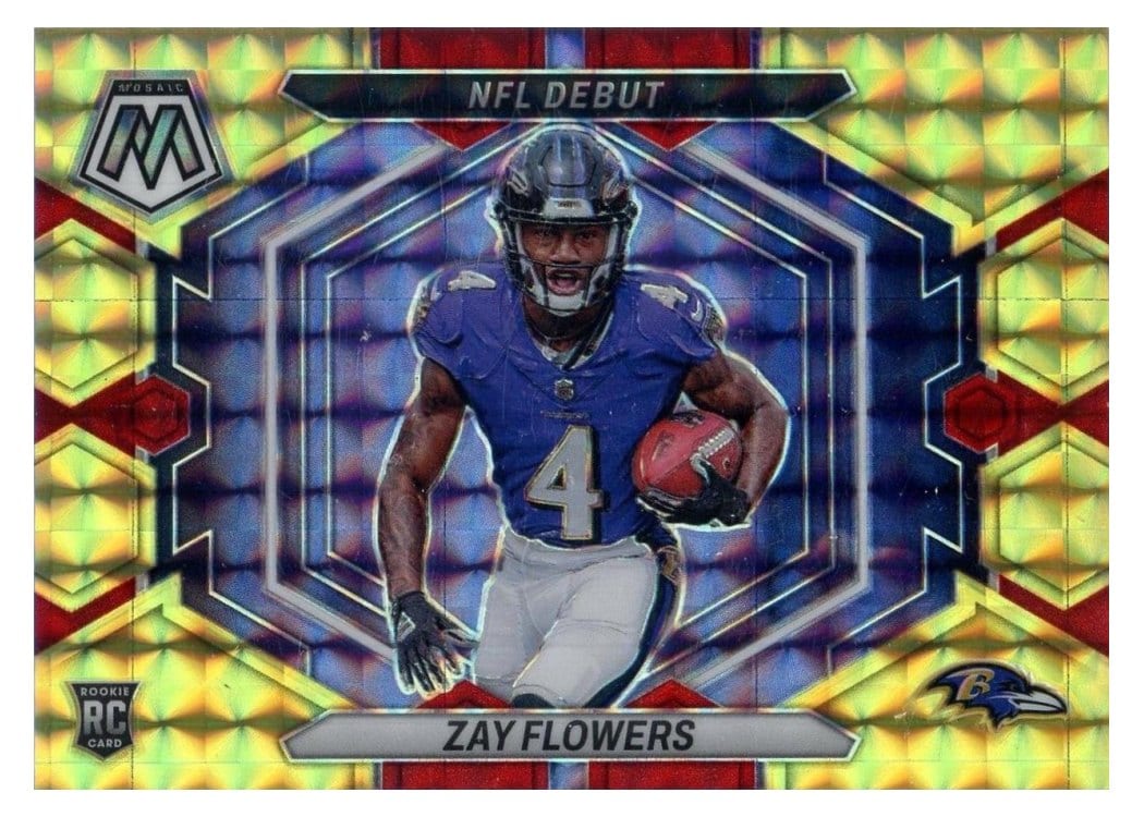 2023 Panini Mosaic Base Set Zay Flowers #380 card