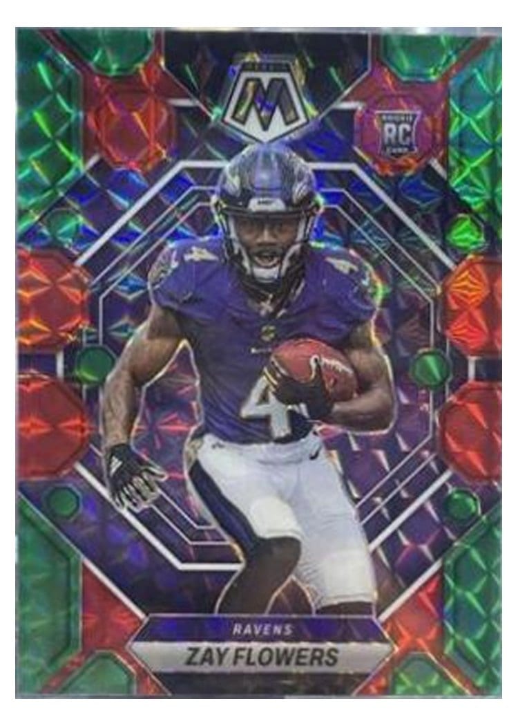 2023 Panini Mosaic Base Set Zay Flowers #380 card