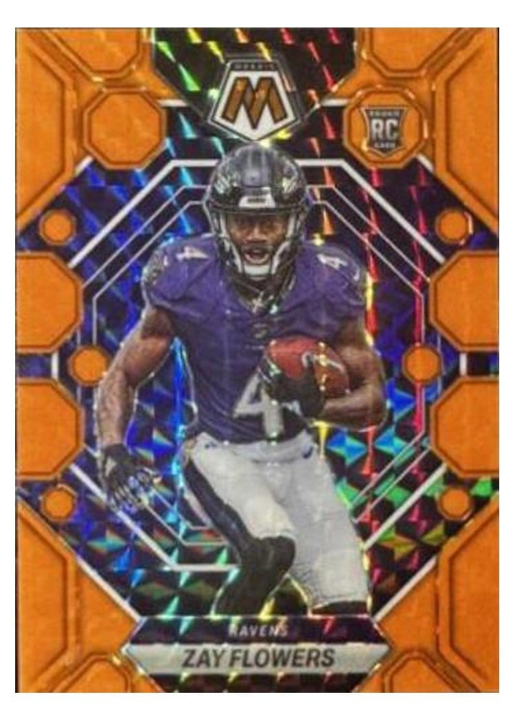 2023 Panini Mosaic Base Set Zay Flowers #380 card