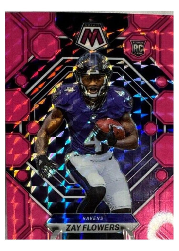2023 Panini Mosaic Base Set Zay Flowers #380 card