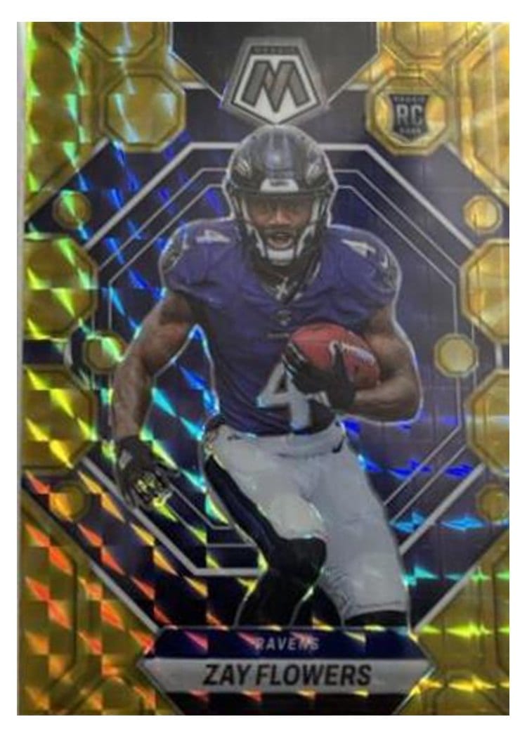 2023 Panini Mosaic Base Set Zay Flowers #380 card
