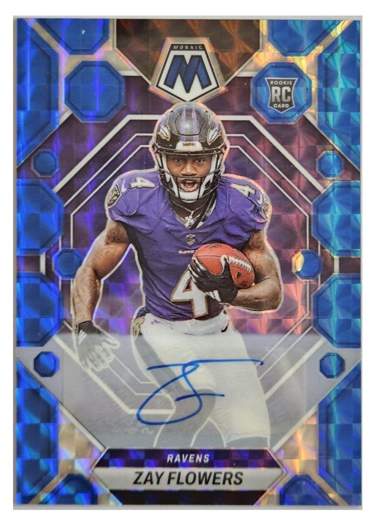 2023 Panini Mosaic Base Set Zay Flowers #380 card