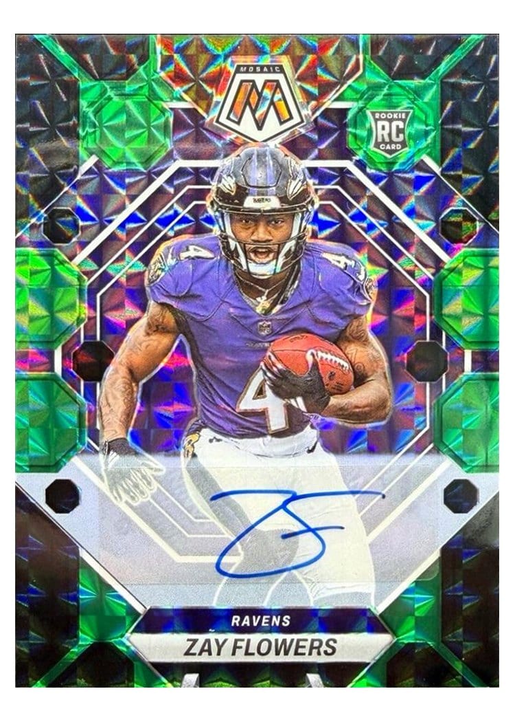 2023 Panini Mosaic Base Set Zay Flowers #380 card