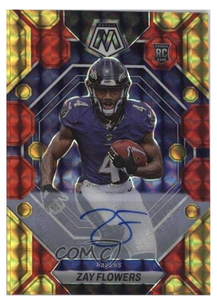 2023 Panini Mosaic Base Set Zay Flowers #380 card