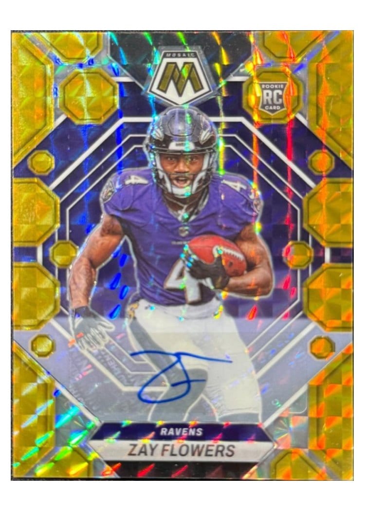 2023 Panini Mosaic Base Set Zay Flowers #380 card