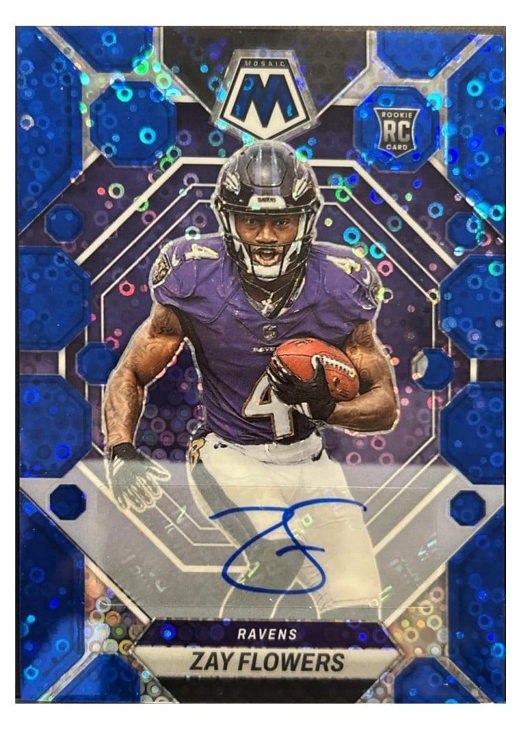 2023 Panini Mosaic Base Set Zay Flowers #380 card