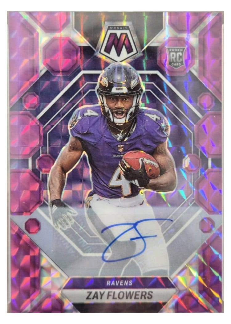 2023 Panini Mosaic Base Set Zay Flowers #380 card