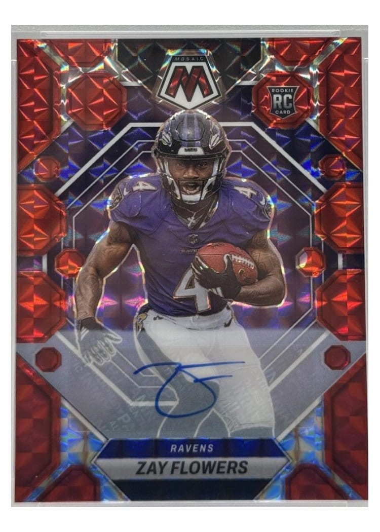 2023 Panini Mosaic Base Set Zay Flowers #380 card