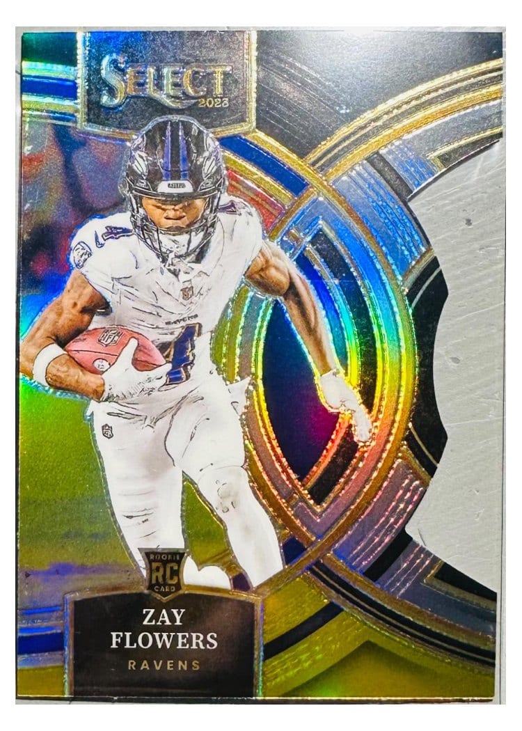 2023 Panini Select Base Set Zay Flowers #157 card