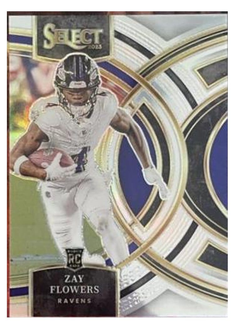 2023 Panini Select Base Set Zay Flowers #157 card