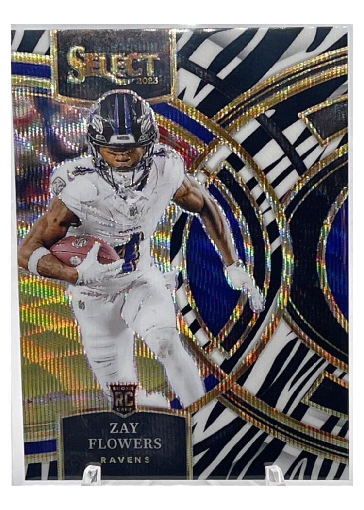 2023 Panini Select Base Set Zay Flowers #157 card