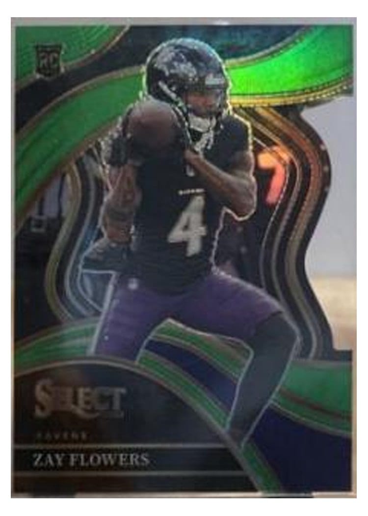 2023 Panini Select Base Set Zay Flowers #157 card
