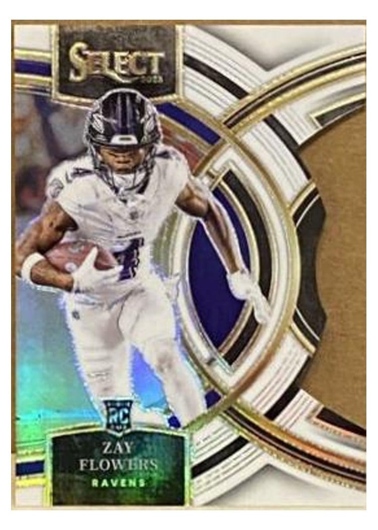 2023 Panini Select Base Set Zay Flowers #157 card