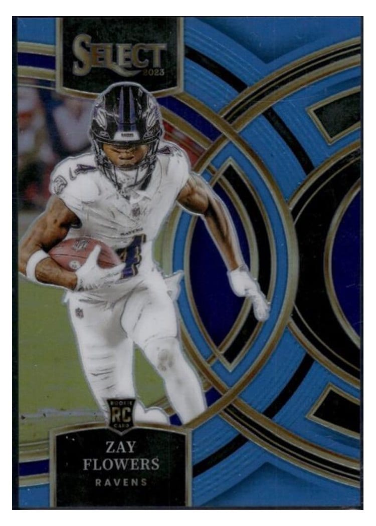 2023 Panini Select Base Set Zay Flowers #157 card