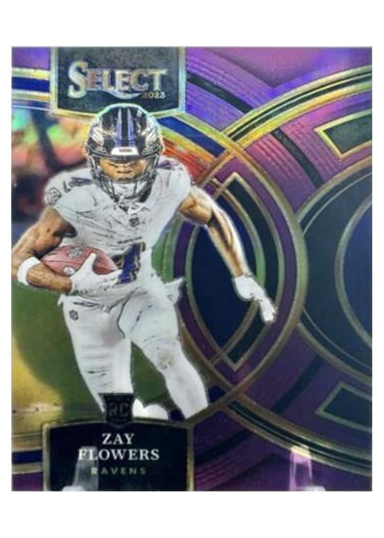 2023 Panini Select Base Set Zay Flowers #157 card