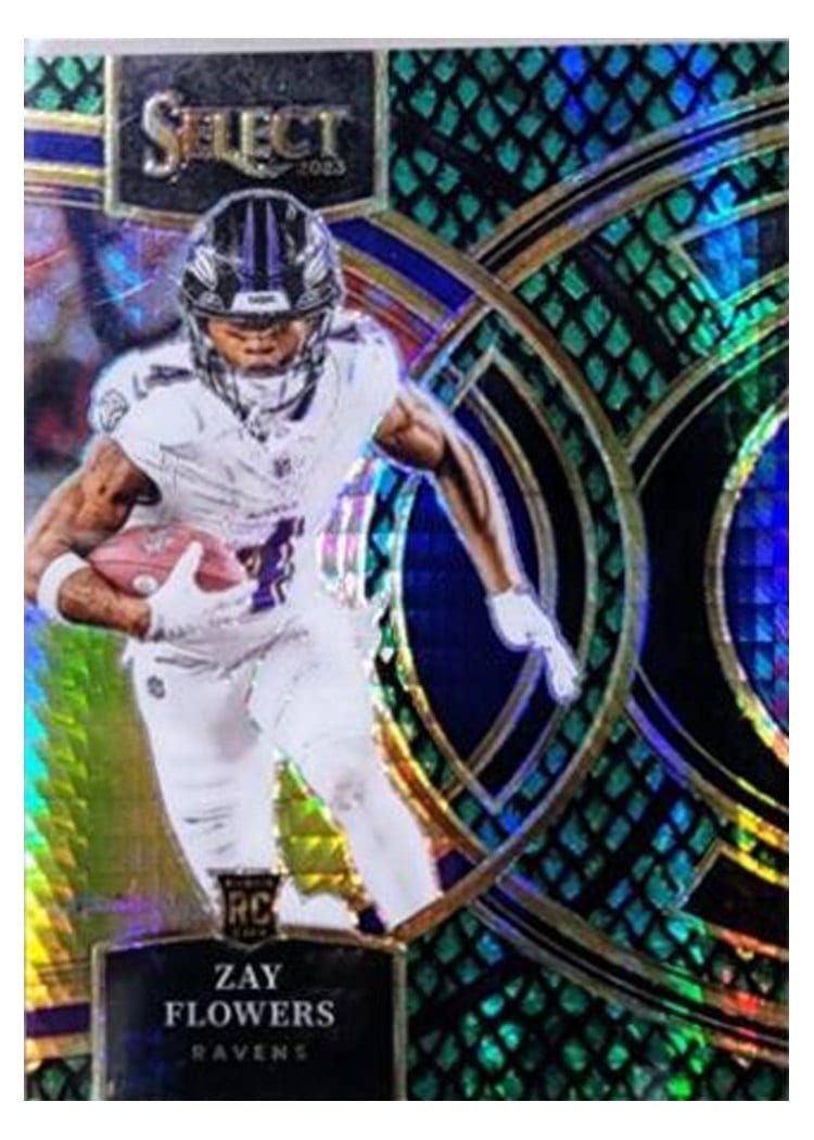 2023 Panini Select Base Set Zay Flowers #157 card