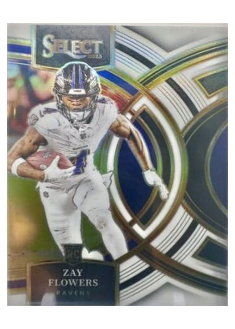 2023 Panini Select Base Set Zay Flowers #157 card