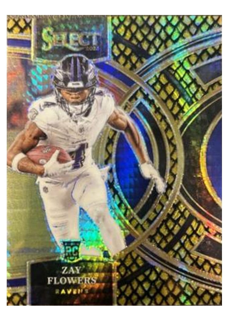 2023 Panini Select Base Set Zay Flowers #157 card
