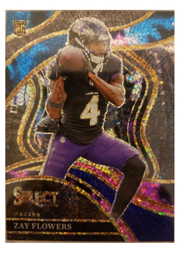 2023 Panini Select Base Set Zay Flowers #201 card