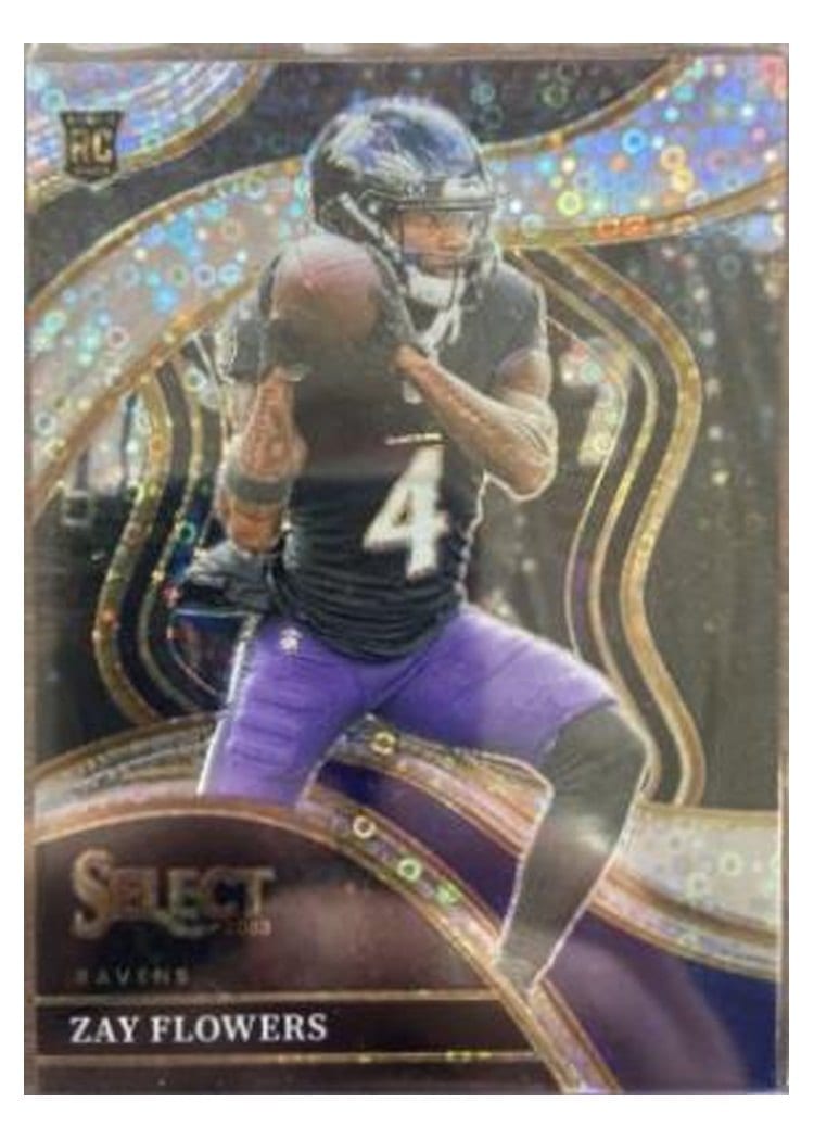 2023 Panini Select Base Set Zay Flowers #201 card