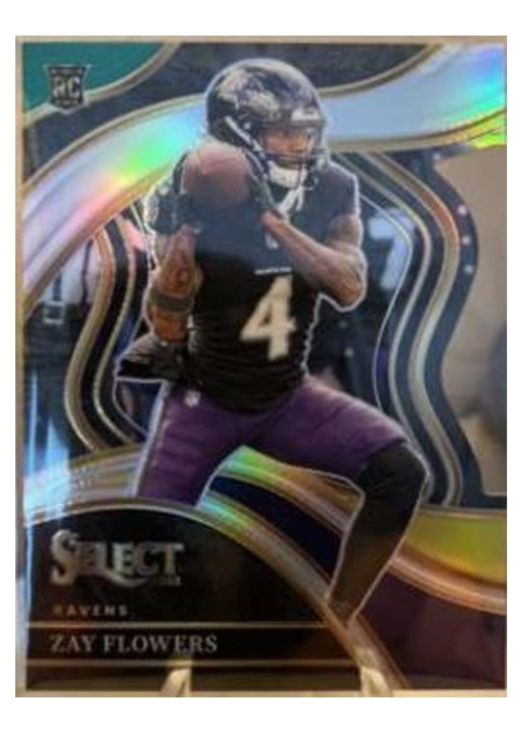 2023 Panini Select Base Set Zay Flowers #201 card