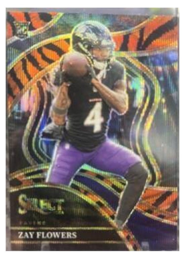 2023 Panini Select Base Set Zay Flowers #201 card