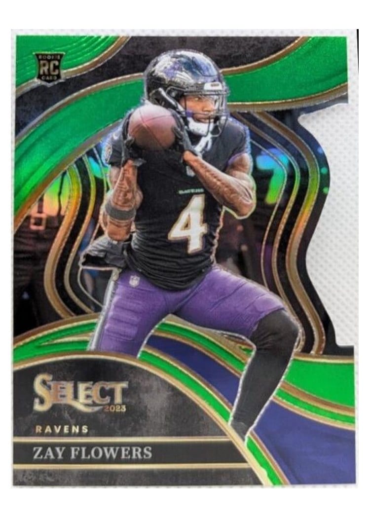 2023 Panini Select Base Set Zay Flowers #201 card