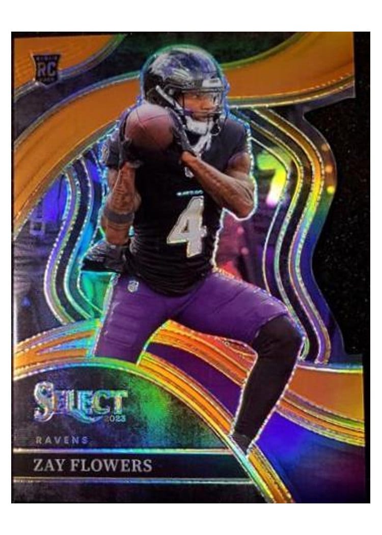 2023 Panini Select Base Set Zay Flowers #201 card